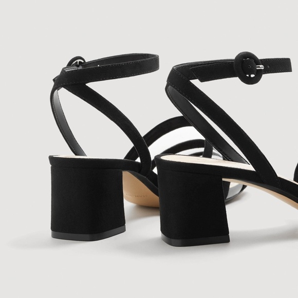 🚫SOLD🚫 Mango Breathable PVC Clear Panel Sandals Size 8.5 - Picture 7 of 8